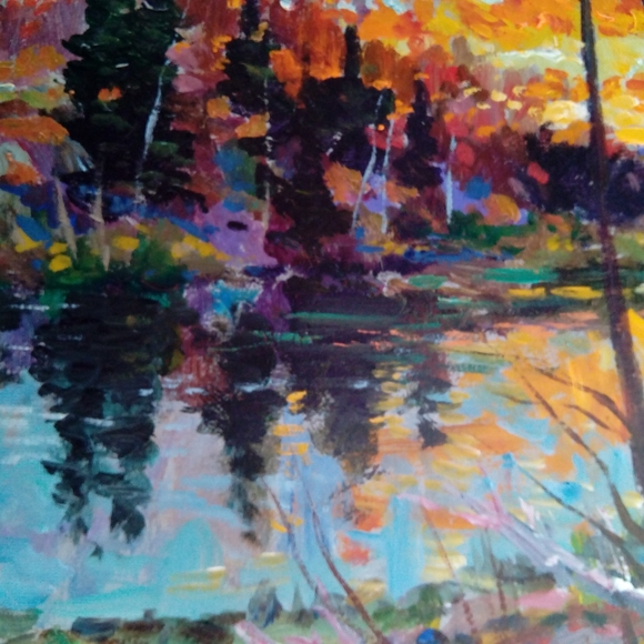 ⚡️HOST PICK‼️⚡️12x16 Original Painting by Juan Cristobal Pinochet - Picture 7 of 8